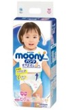 MoonyMan 日本超透氣學行褲 (加大碼) XL-38片 (女孩)